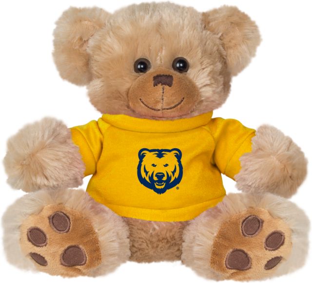 Northern Colorado Plush Big Paw 8 1/2 inch Bear w/Shirt UNC Bear Logo - ONLINE ONLY