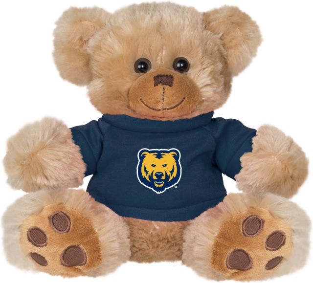 Northern Colorado Plush Big Paw 8 1/2 inch Bear w/Shirt UNC Bear Logo - ONLINE ONLY