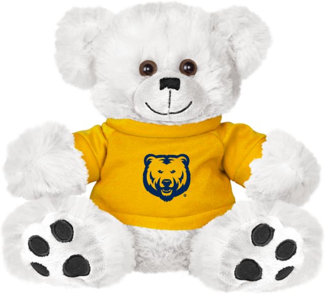 Northern Colorado Plush Big Paw 8 1/2 inch Bear w/Shirt UNC Bear Logo - ONLINE ONLY