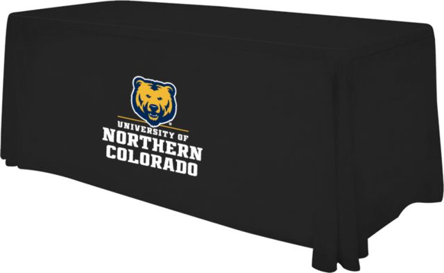 Northern Colorado 6 foot Table Throw Northern Colorado Stacked Logo - ONLINE ONLY