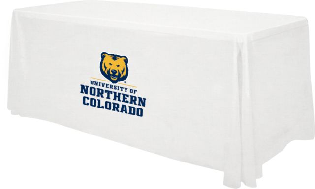 Northern Colorado 6 foot Table Throw Northern Colorado Stacked Logo - ONLINE ONLY