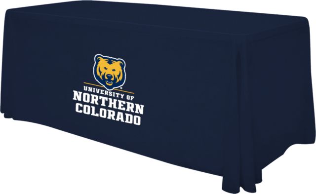 Northern Colorado 6 foot Table Throw Northern Colorado Stacked Logo - ONLINE ONLY