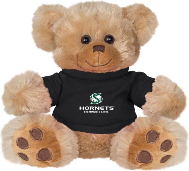 Sacramento State Plush Big Paw 8 1/2 inch Bear w/ Shirt Official Logo - ONLINE ONLY