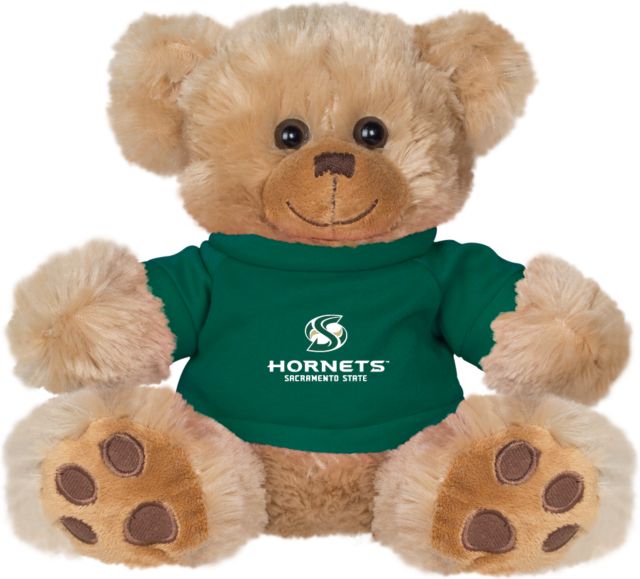 Sacramento State Plush Big Paw 8 1/2 inch Bear w/ Shirt Official Logo - ONLINE ONLY