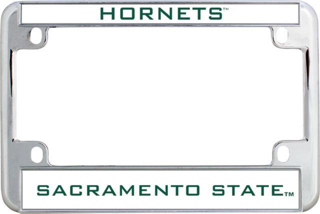 Sacramento State Metal Motorcycle License Plate Frame in Sacramento State - ONLINE ONLY