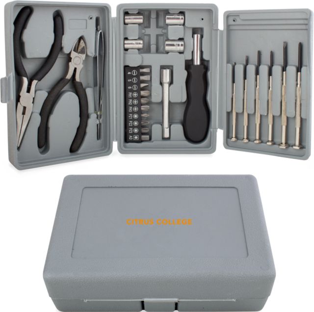 Citrus College Compact 26 Piece Deluxe Tool Kit Citrus College Flat - ONLINE ONLY