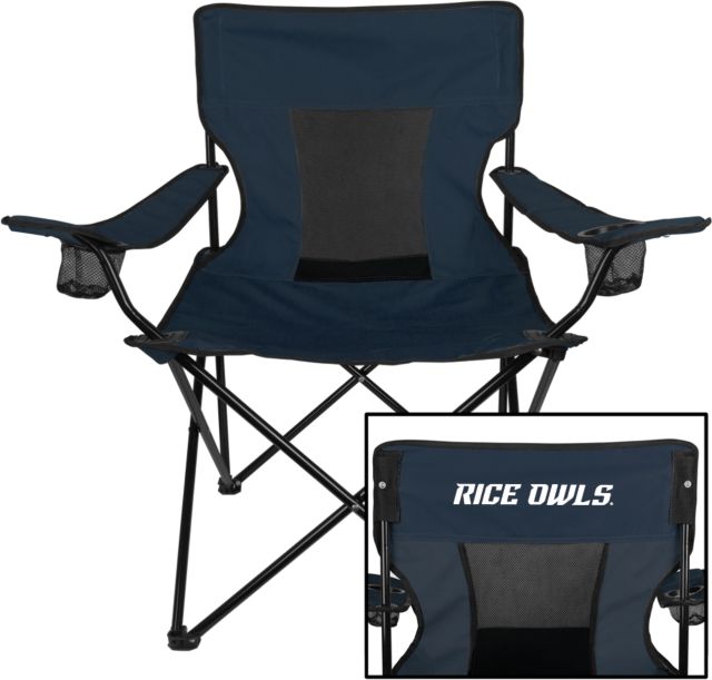Rice Deluxe Captains Chair Rice Owls - ONLINE ONLY