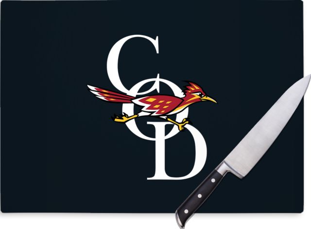 College of the Desert Cutting Board COD with Roadrunner - ONLINE ONLY