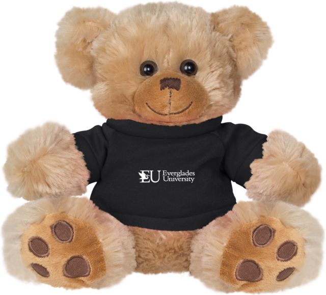 Everglades University® Plush Big Paw 8 1/2 inch Bear w/ Shirt Everglades University Primary - ONLINE ONLY