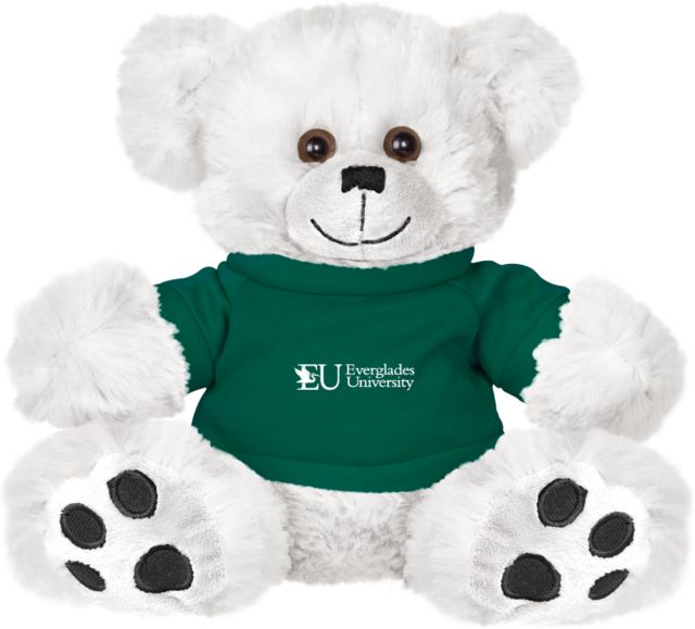 Everglades University® Plush Big Paw 8 1/2 inch Bear w/ Shirt Everglades University Primary - ONLINE ONLY