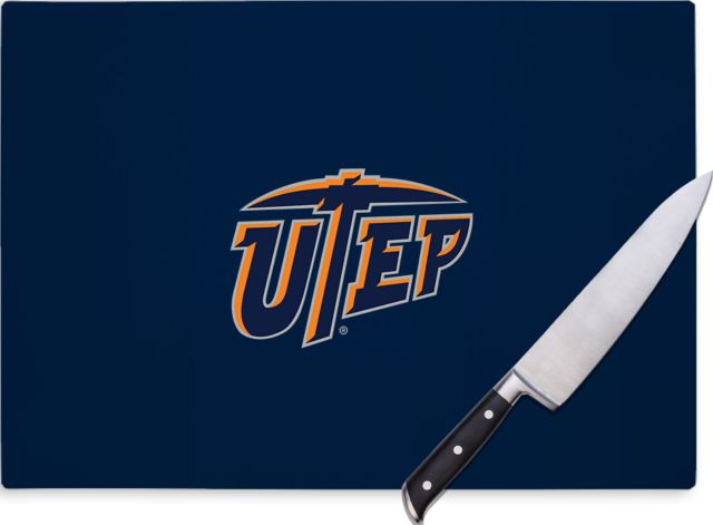 UTEP Cutting Board Primary University Mark - ONLINE ONLY