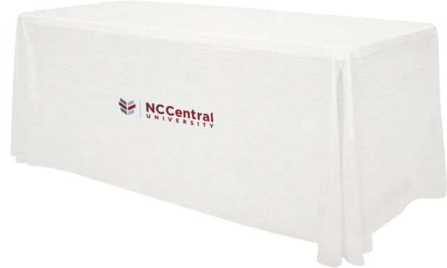 North Carolina Central 6 foot Table Throw NC Central University Mark - ONLINE ONLY