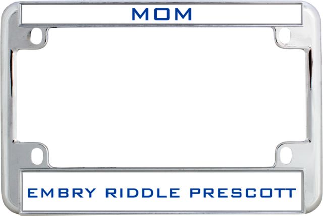 Embry Riddle Prescott Metal Motorcycle License Plate Frame in Mom - ONLINE ONLY