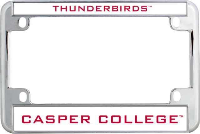 Casper Metal Motorcycle License Plate Frame in Thunderbirds - ONLINE ONLY