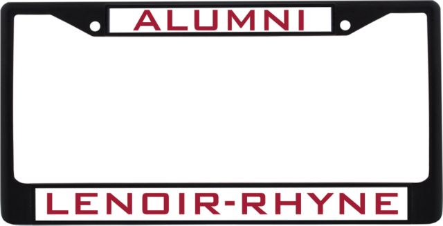 Lenoir Rhyne Alumni Metal License Plate Frame in Alumni - ONLINE ONLY