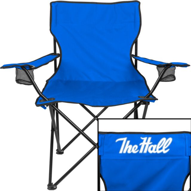 Seton Hall Deluxe Captains Chair The Hall Vintage Wordmark - ONLINE ONLY
