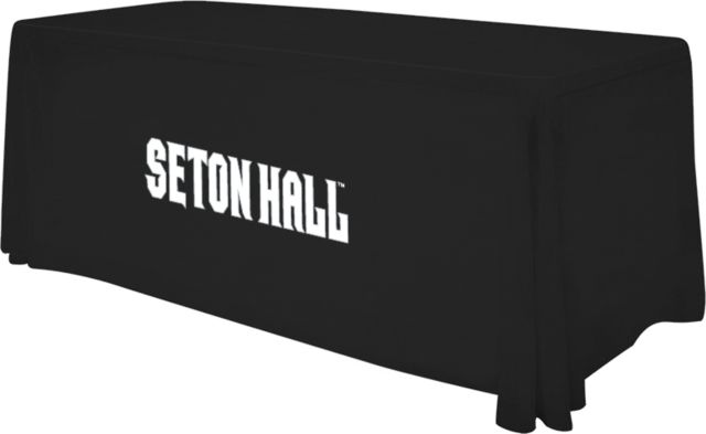 Seton Hall 6 foot Table Throw Seton Hall Wordmark - ONLINE ONLY