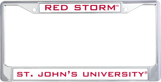 St. Johns Metal License Plate Frame in Storm - ONLINE ONLY