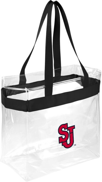 St. Johns Game Day Clear Stadium Tote SJ - ONLINE ONLY