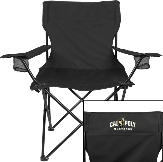 Cal Poly Deluxe Captains Chair Athletic Primary Wordmark - ONLINE ONLY