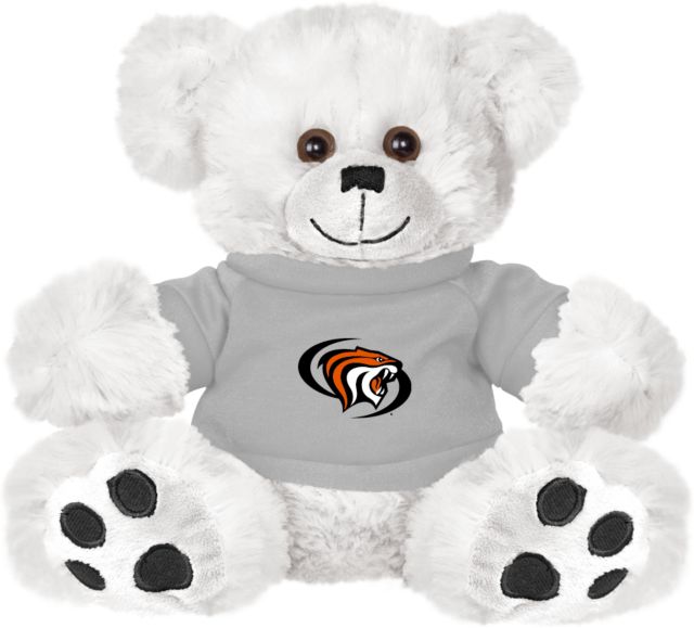 Pacific Tigers Plush Big Paw 8 1/2 inch Bear w/ Shirt Pacific Powercat Primary Mark - ONLINE ONLY