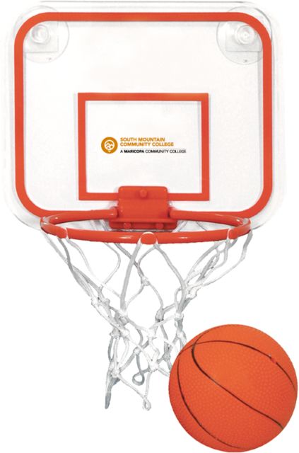 South Mountain Comm College Mini Basketball and Hoop Set Primary Mark - ONLINE ONLY