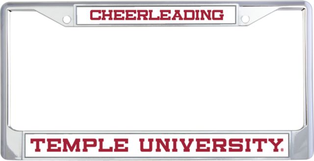 Temple Metal License Plate Frame in Temple University - ONLINE ONLY