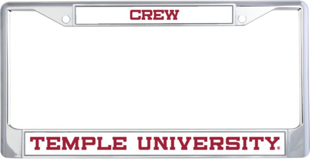 Temple Metal License Plate Frame in Temple University - ONLINE ONLY