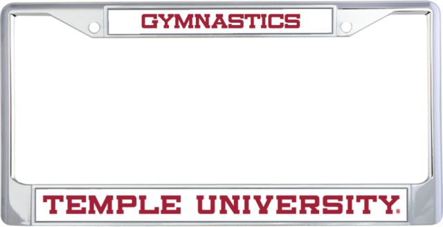 Temple Metal License Plate Frame in Temple University - ONLINE ONLY