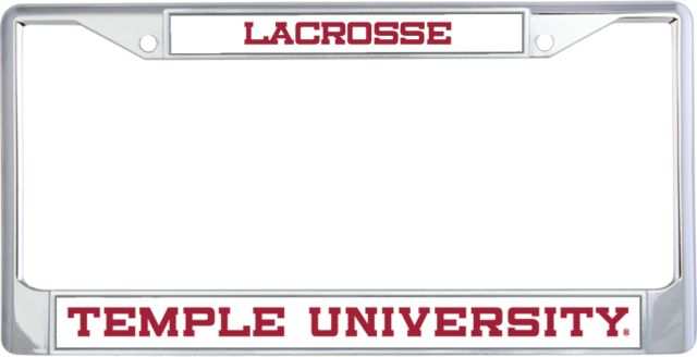 Temple Metal License Plate Frame in Temple University - ONLINE ONLY