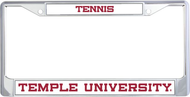 Temple Metal License Plate Frame in Temple University - ONLINE ONLY