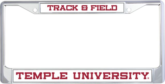 Temple Metal License Plate Frame in Temple University - ONLINE ONLY