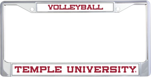 Temple Metal License Plate Frame in Temple University - ONLINE ONLY