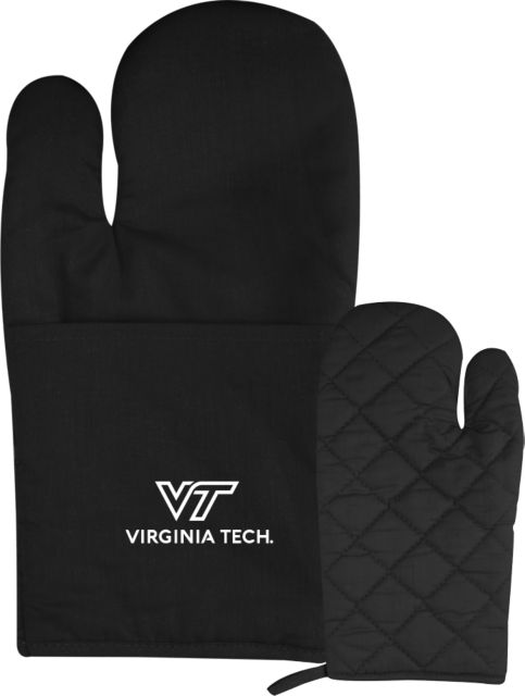 Virginia Tech Univ Quilted Canvas Oven Mitt Primary Institutional Mark - ONLINE ONLY
