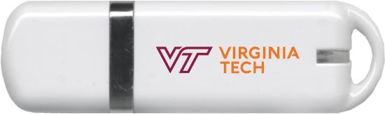 Virginia Tech USB Pen Drive 4G Primary Institutional Flat - ONLINE ONLY