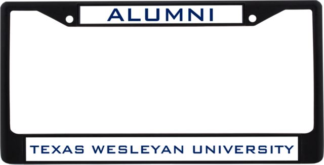 Texas Wesleyan Alumni Metal License Plate Frame in Alumni - ONLINE ONLY