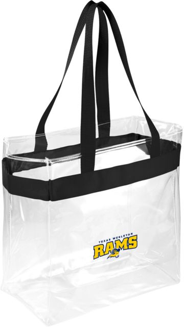 Texas Wesleyan Game Day Clear Stadium Tote Primary Mark - ONLINE ONLY