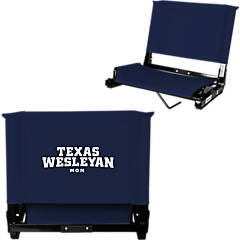 Texas Wesleyan Six Pack Navy Cooler Primary Mark 