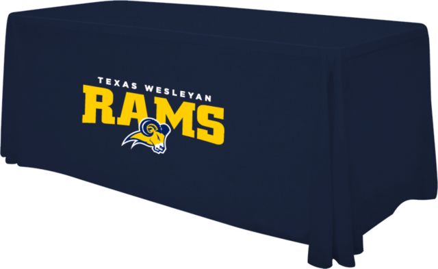 Texas Wesleyan 6 foot Table Throw Primary Mark - ONLINE ONLY