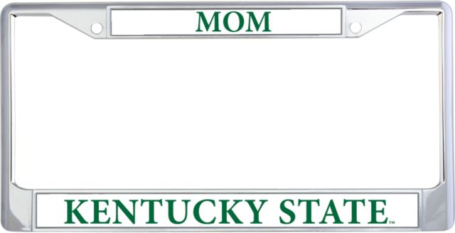 Kentucky State Mom Metal License Plate Frame in Flat Wordmark - ONLINE ONLY