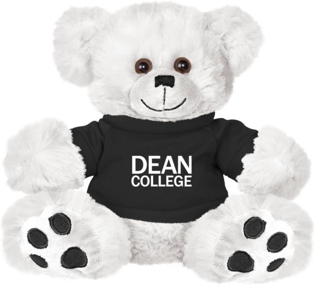 Dean College Plush Big Paw 8 1/2 inch Bear w/Black Shirt Primary Mark - ONLINE ONLY