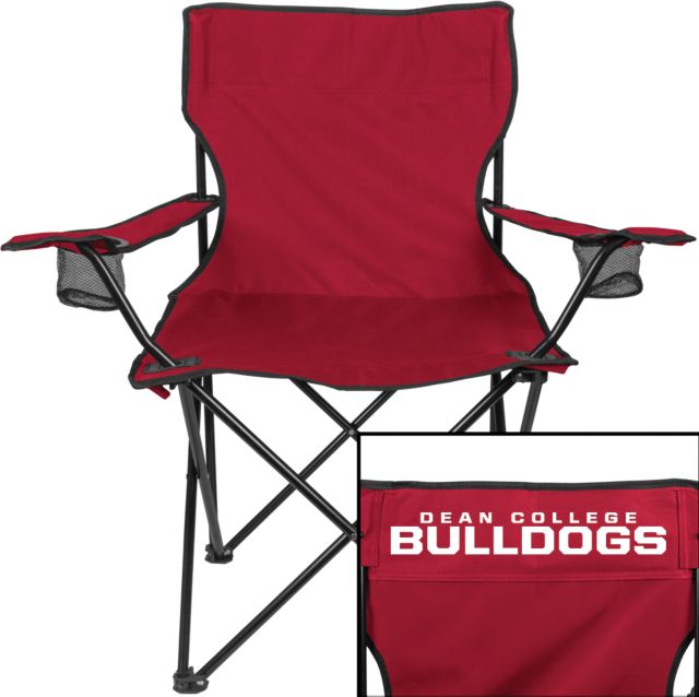 Dean College Deluxe Captains Chair Dean College Bulldogs Stacked - ONLINE ONLY