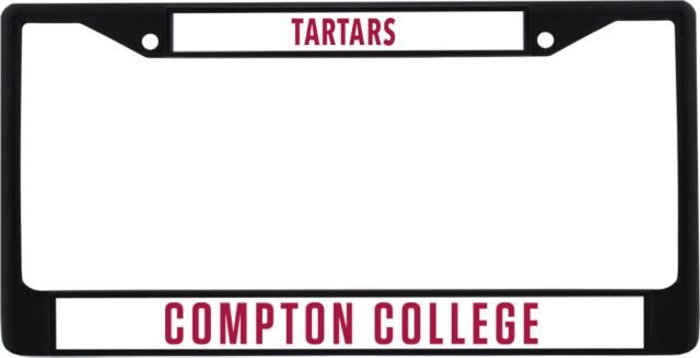 Compton Metal License Plate Frame in Compton College Flat - ONLINE ONLY