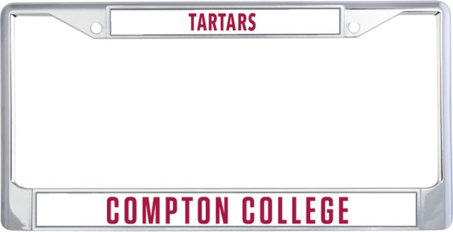 Compton Metal License Plate Frame in Compton College Flat - ONLINE ONLY