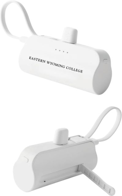 Eastern Wyoming Sidekick 4500 mAh Power Bank Eastern Wyoming College Lancers Primary Mark - ONLINE ONLY
