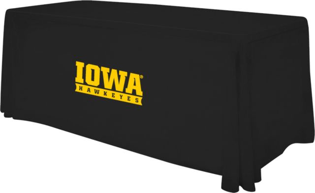 Iowa 6 foot Table Throw Table Throw Logo - ONLINE ONLY