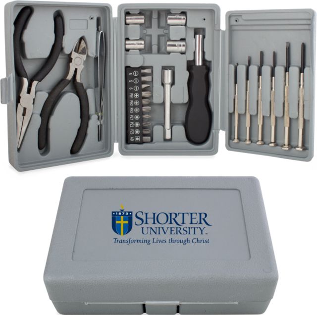 Shorter Univ Compact 26 Piece Deluxe Tool Kit Shorter University Wordmark - ONLINE ONLY