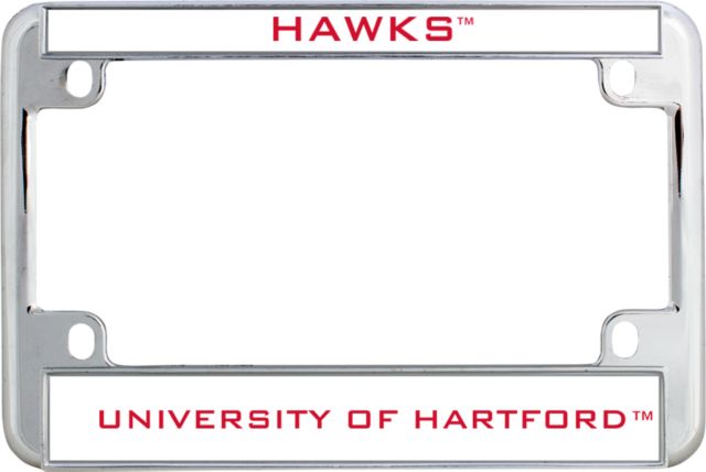 Hartford Metal Motorcycle License Plate Frame in Mascot - ONLINE ONLY