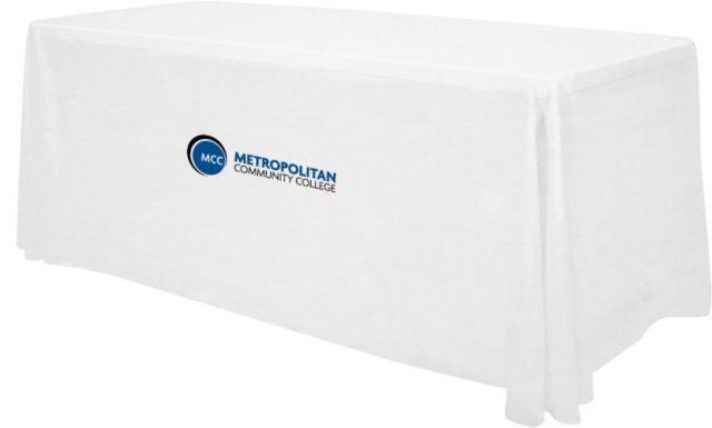 Metropolitan River  6 foot Table Throw Metropolitan Community College - ONLINE ONLY