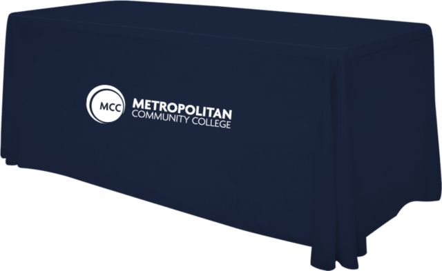 Metropolitan Penn Valley 6 foot Table Throw Metropolitan Community College - ONLINE ONLY